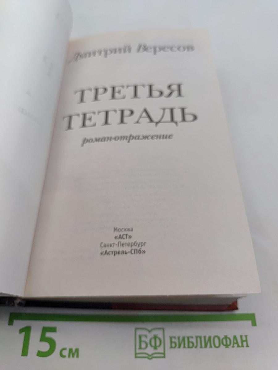 Третья тетрадь. Роман-отражение