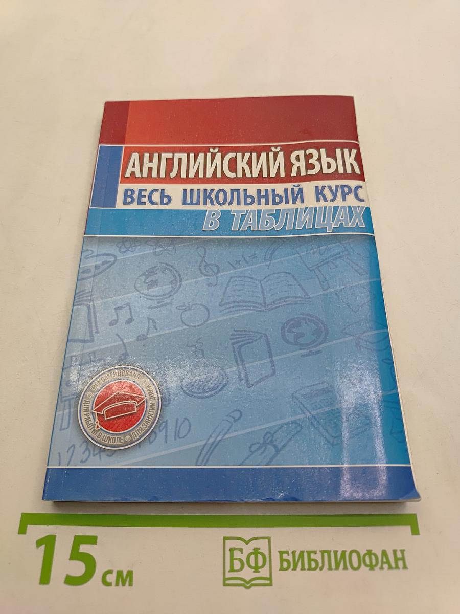 Английский язык. Весь школьный курс в таблицах