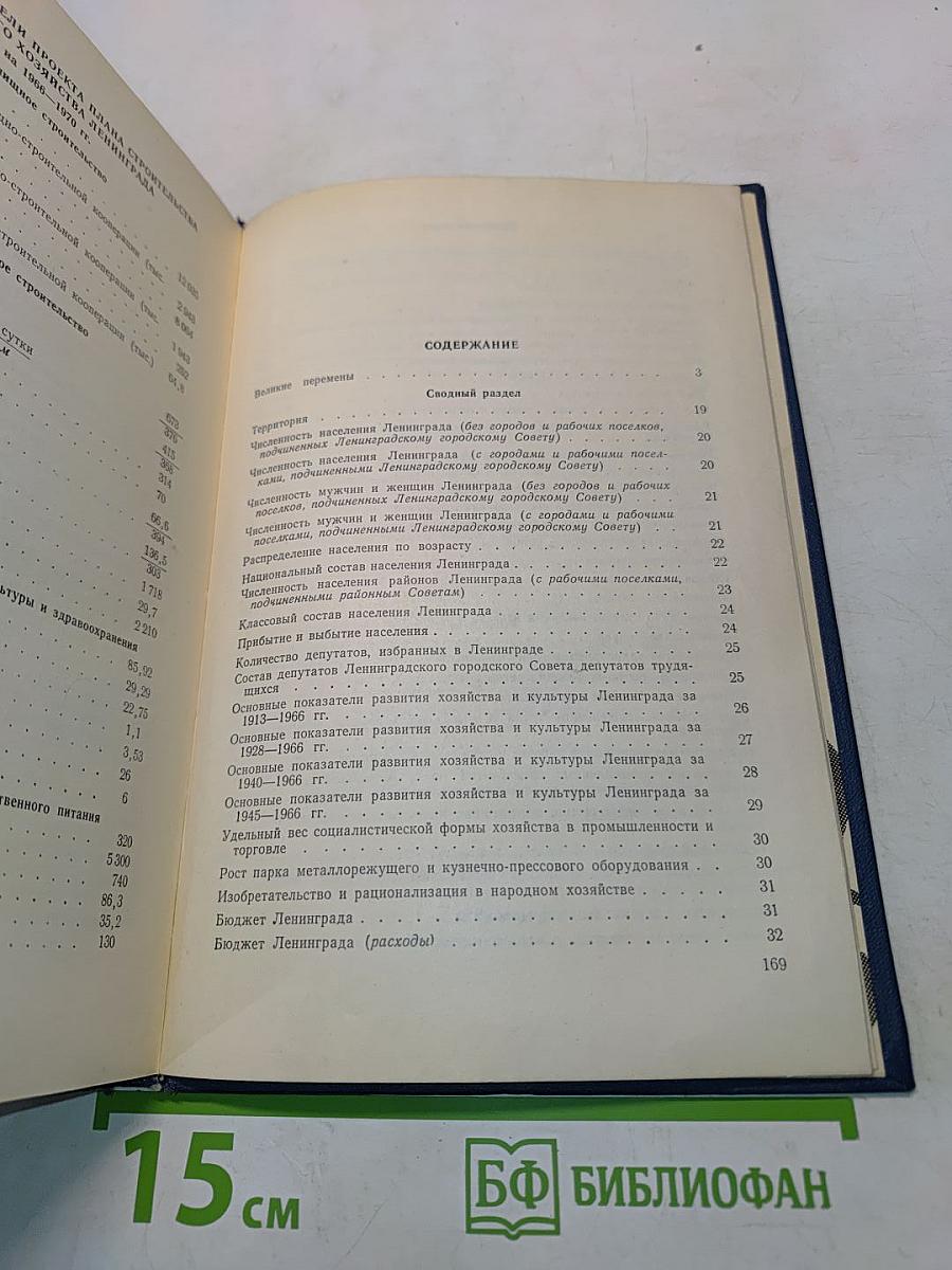 Ленинград. 50 лет. Статистический сборник