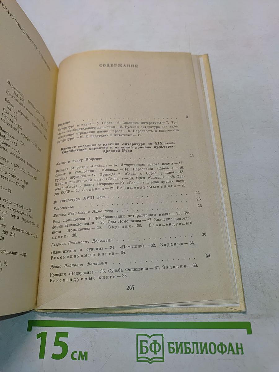 Русская литература. Учебник для восьмого класса средней школы. Часть 1