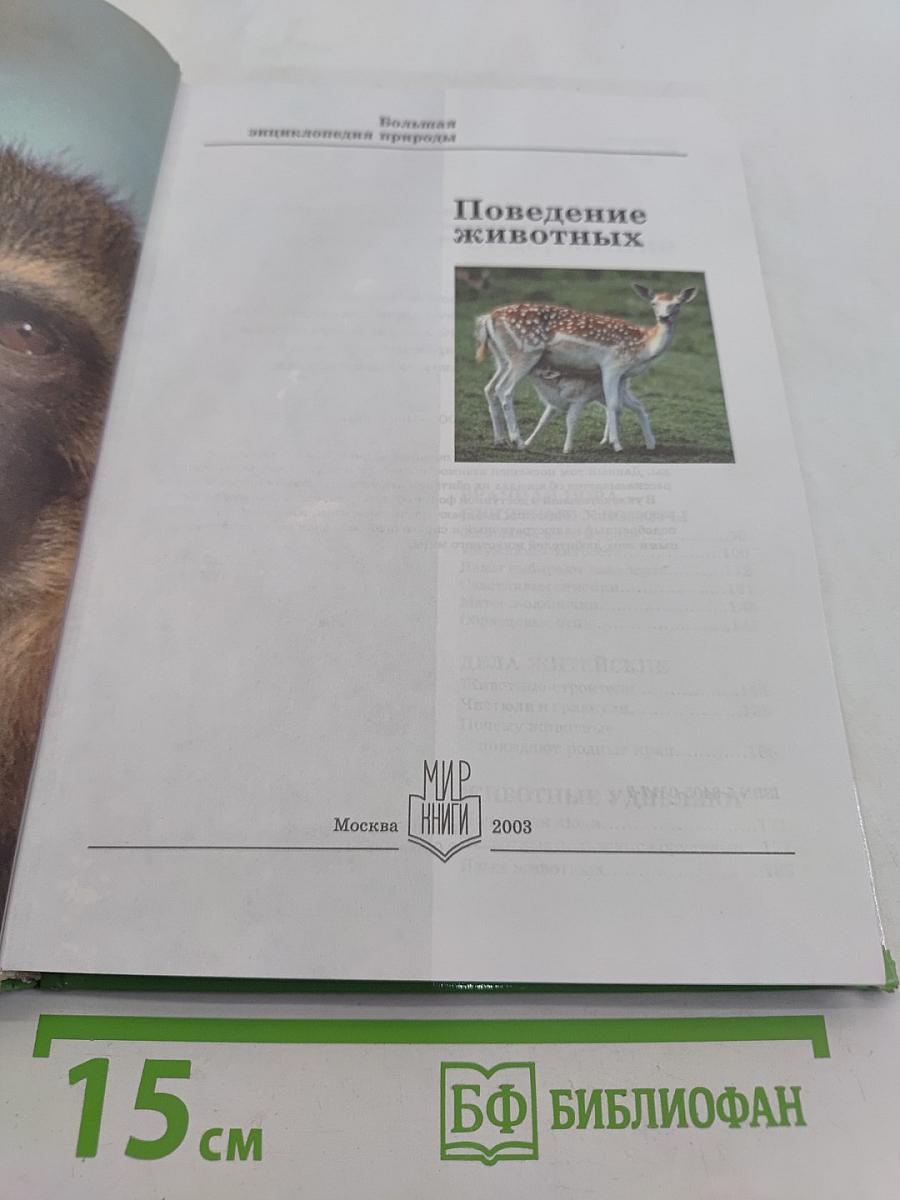 Большая энциклопедия природы. Поведение животных