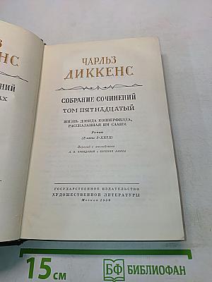 Собрание сочинений. Том пятнадцатый. Жизнь Дэвида Копперфильда, рассказанная им самим. Роман (Главы I-XXI)