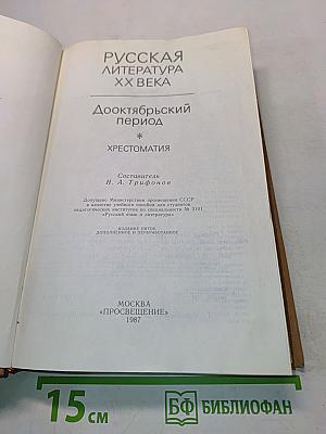 Русская литература XX века. Дооктябрьский период. Хрестоматия