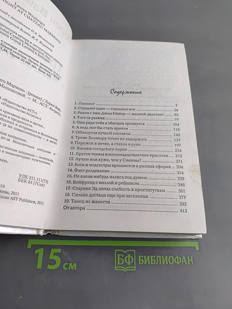 Прошлой ночью в «Шлято Мармон»