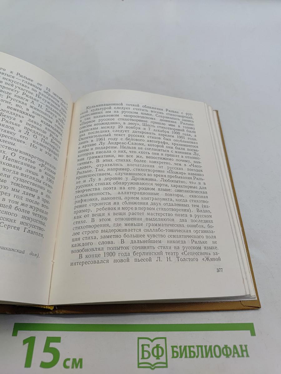 Р.М. Рильке. Ворпсведе, Огюст Роден, Письма, Стихи