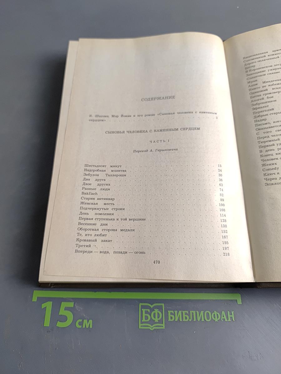 Сыновья человека с каменным сердцем