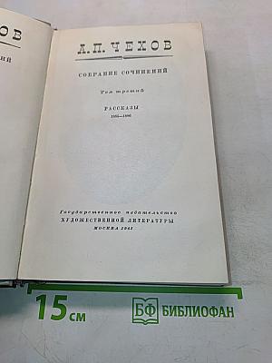 Собрание сочинений. Том третий. Рассказы 1885-1886