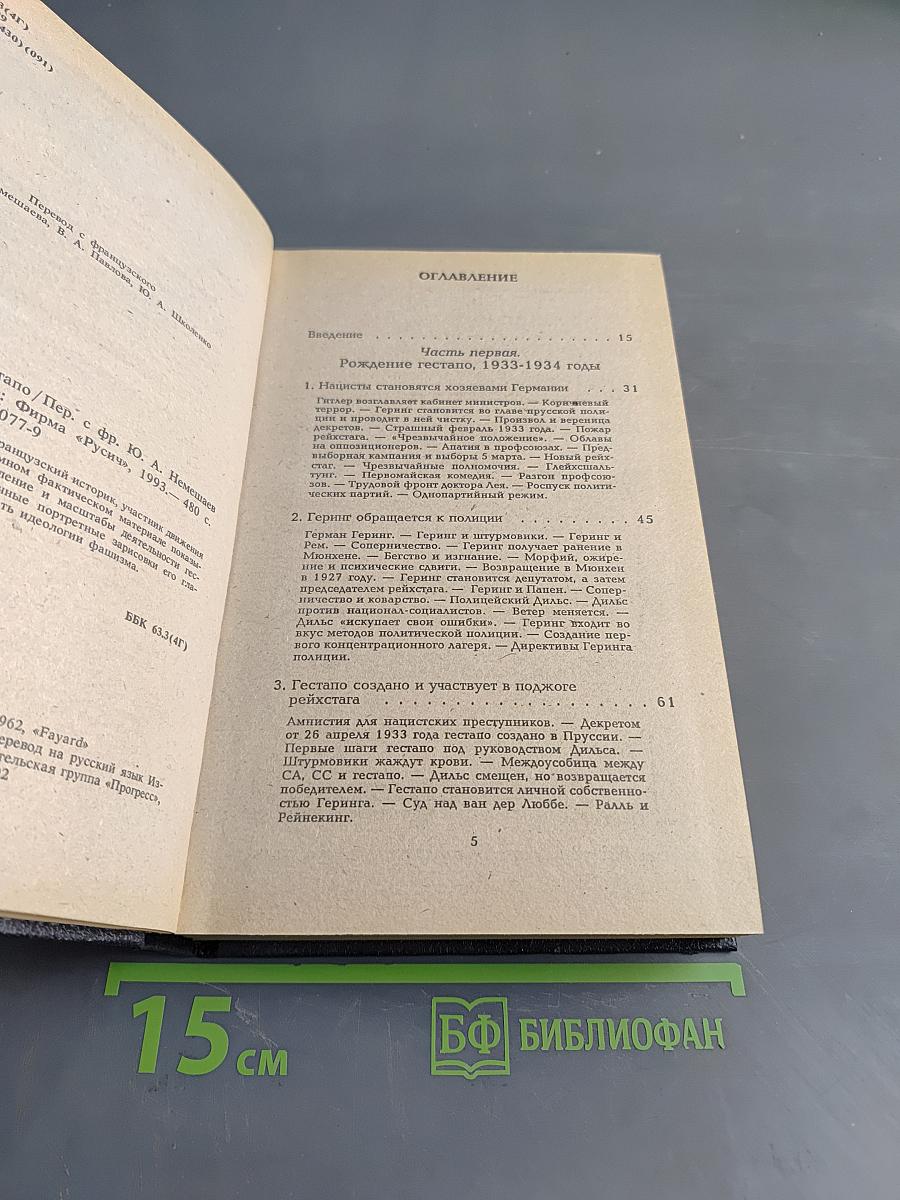 История Гестапо