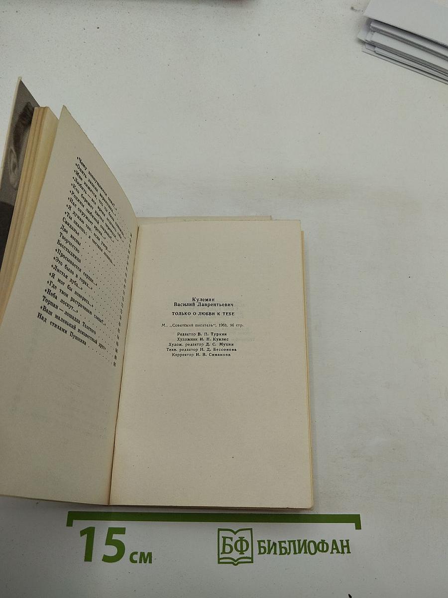 Только о любви к тебе