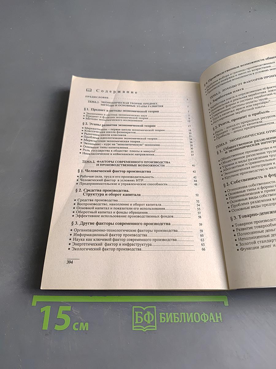 Основы экономической теории