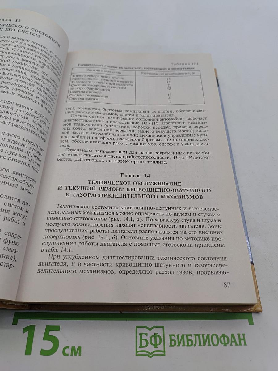 Техническое обслуживание и ремонт автомобилей