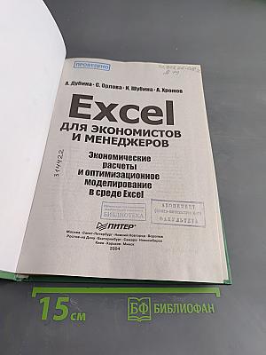 Excel для экономистов и менеджеров