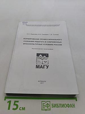 Формирование профессионального сознания педагога в современных кросскультурных условиях России