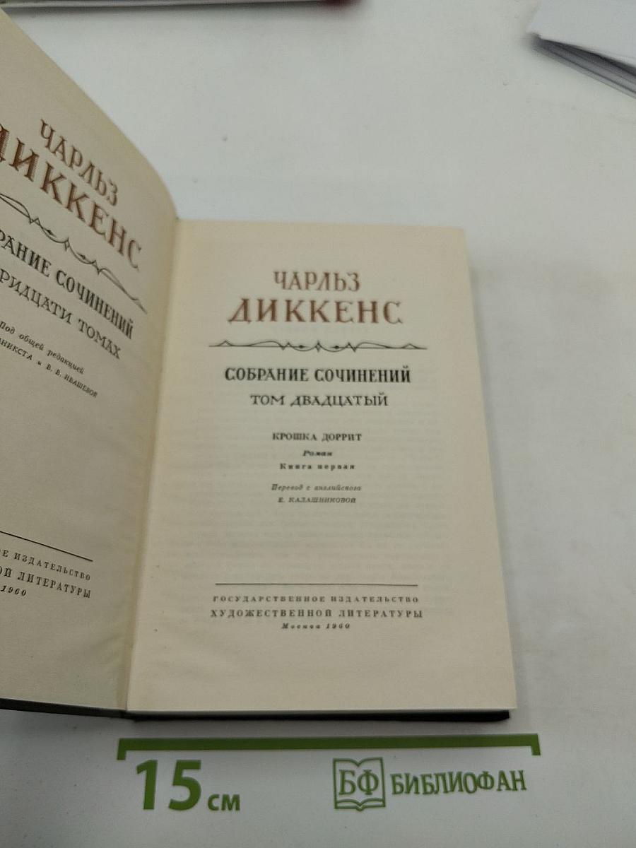 Крошка Доррит. Книга первая. Том двадцать третий