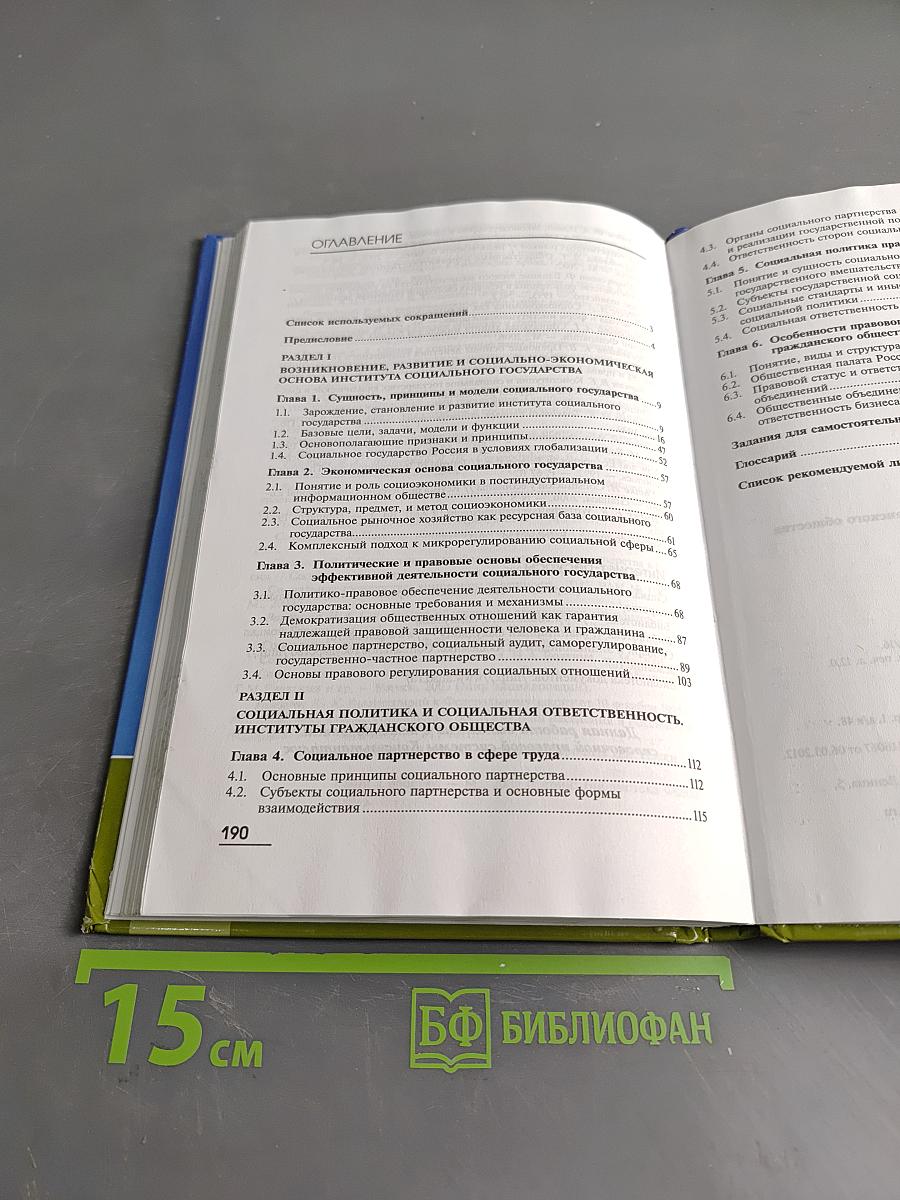 Основы социального государства и гражданского общества