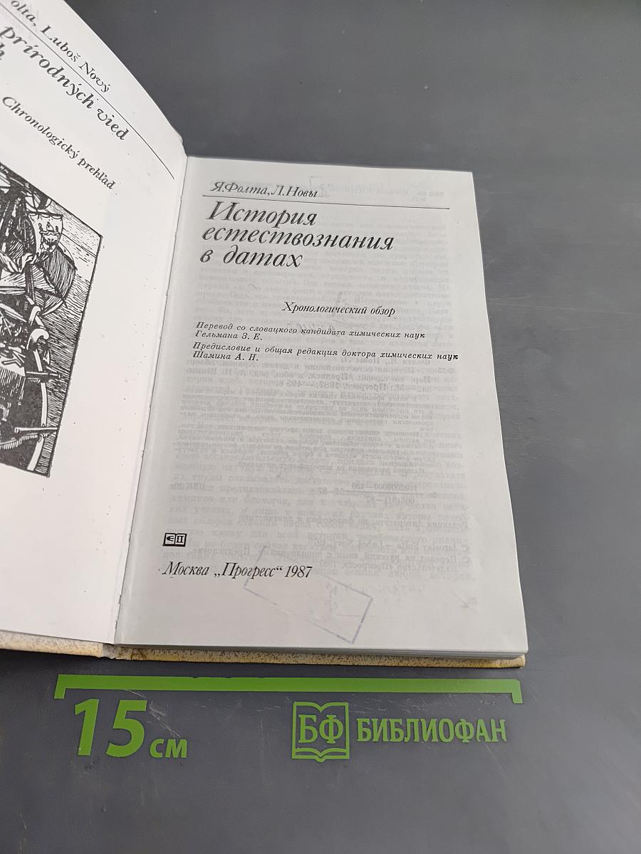 История естествознания в датах
