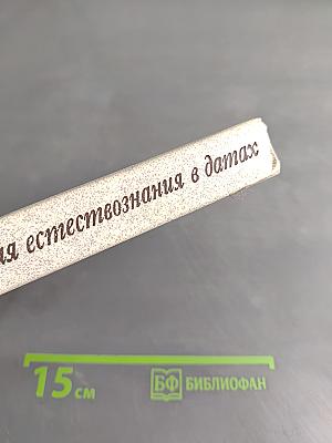 История естествознания в датах