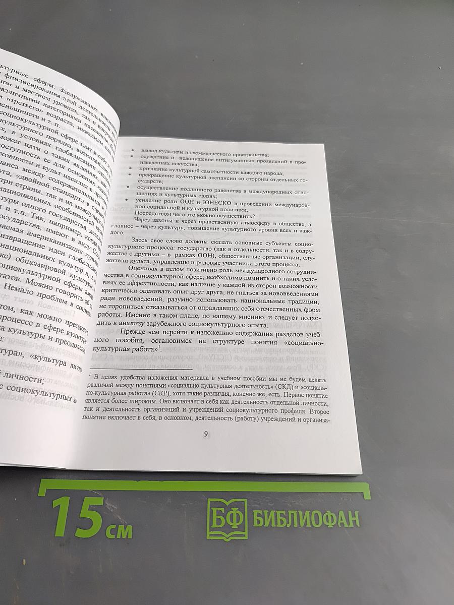 Социально-культурная работа за рубежом. Тенденции развития