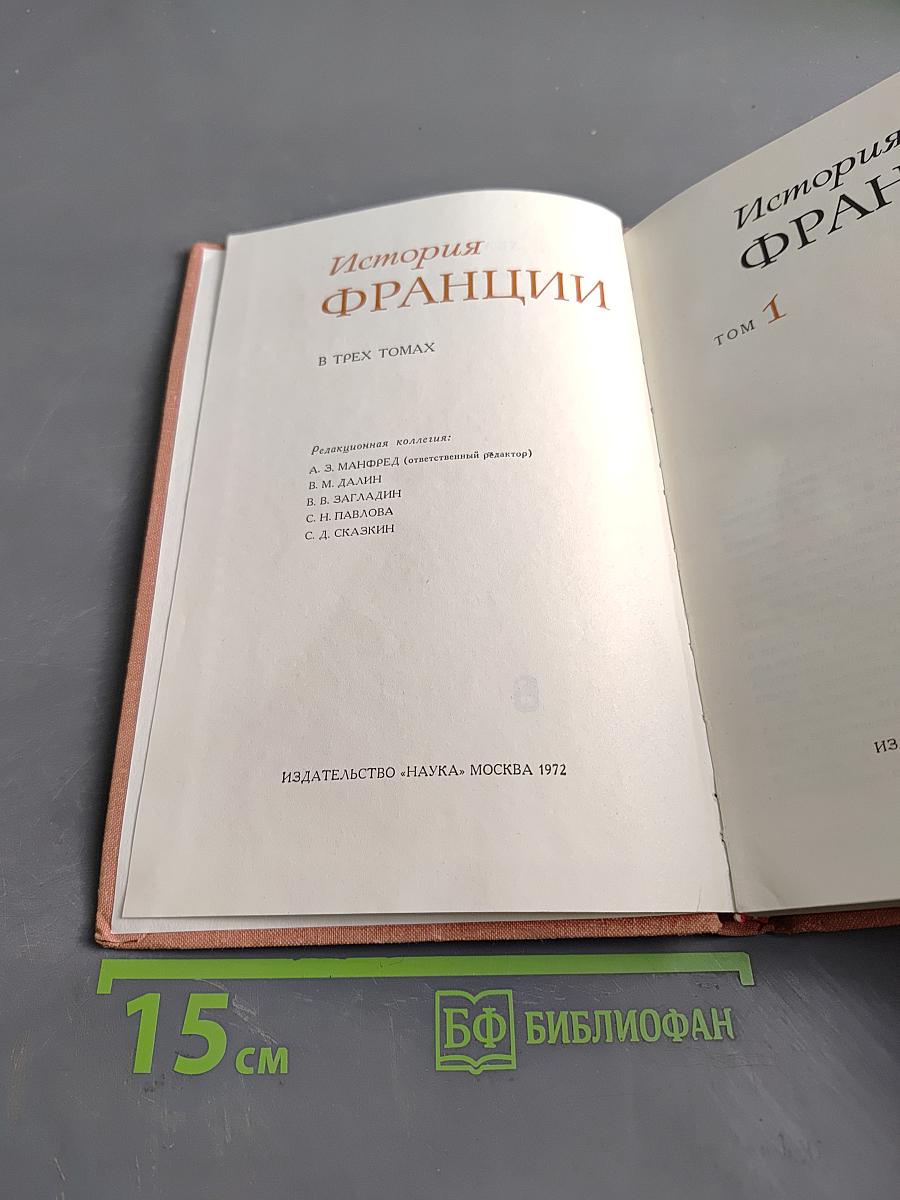 История Франции. Том 1
