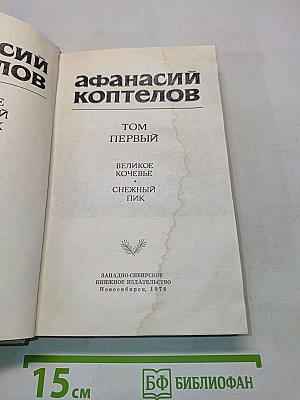 Великое кочевье. Снежный пик. Том первый