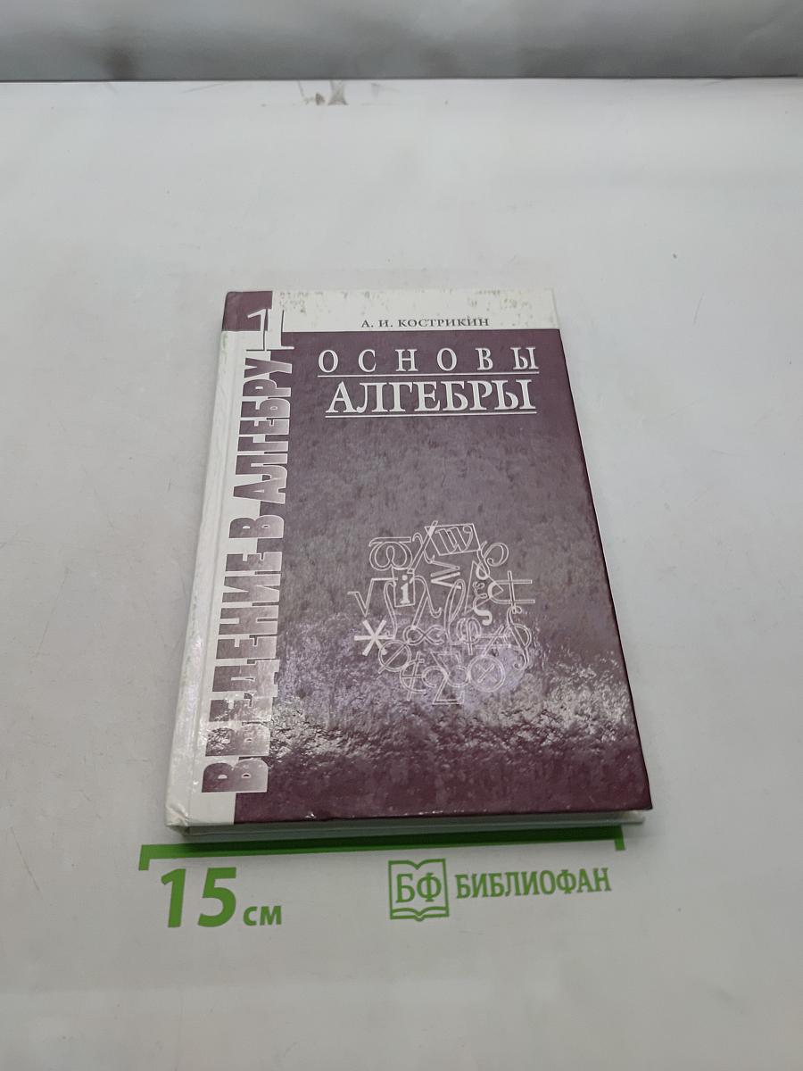 Введение в алгебру. Часть 1. Основы алгебры