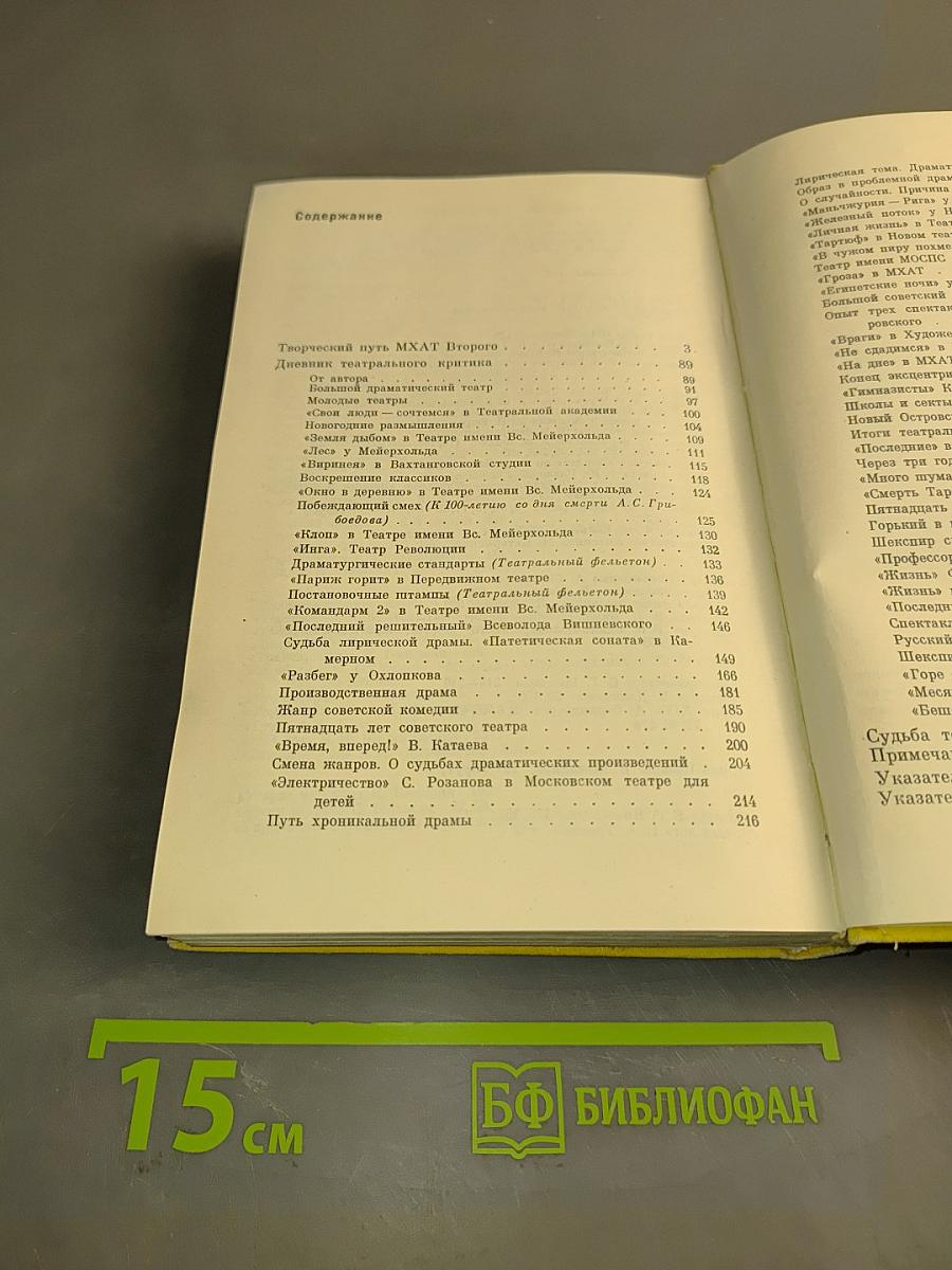 Театральные очерки. Том второй. Театральные премьеры и дискуссии