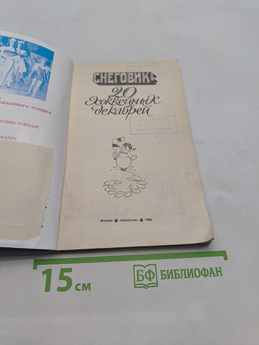 Снеговик: 20 хоккейных декабря