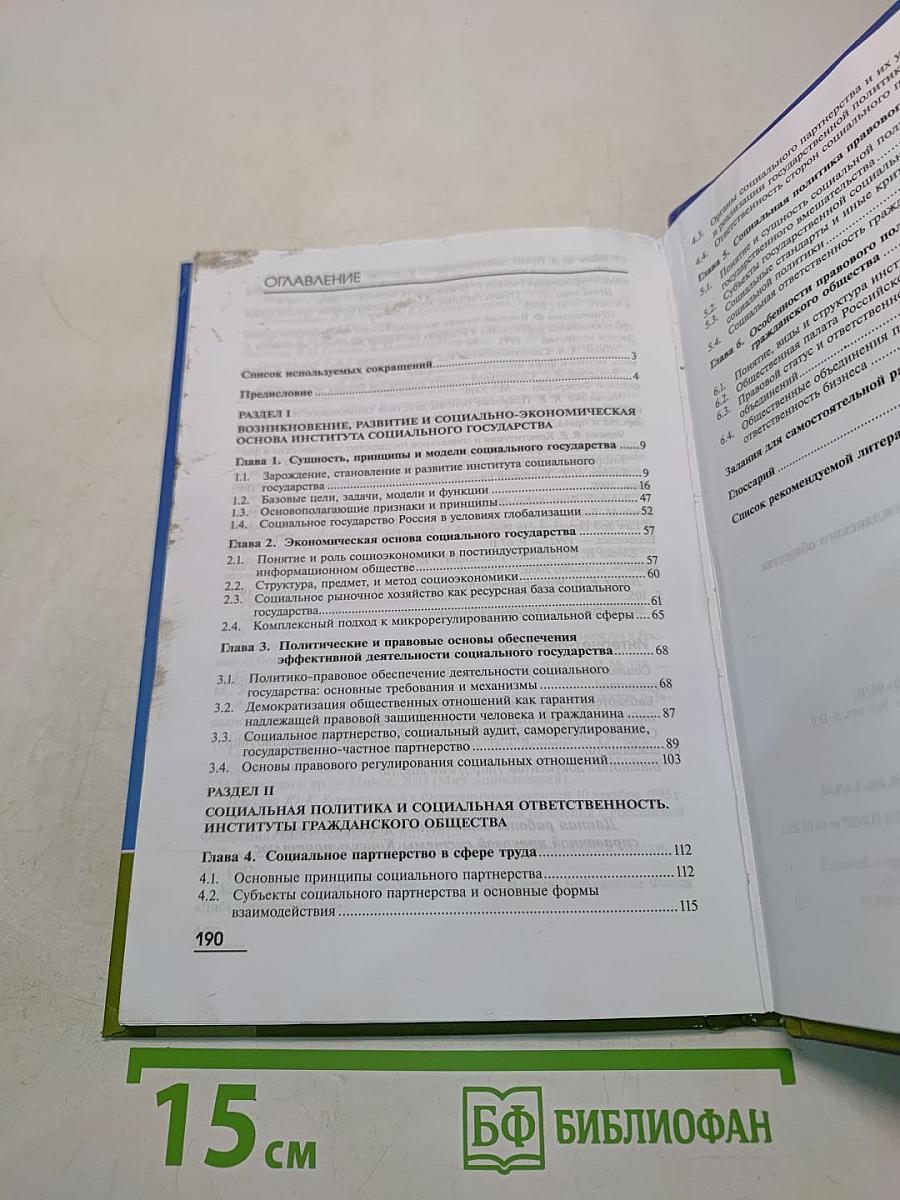 Основы социального государства и гражданского общества