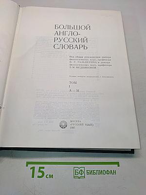 Большой англо-русский словарь. Том 1