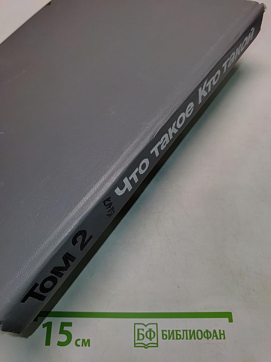 Что такое? Кто такой? Том 2