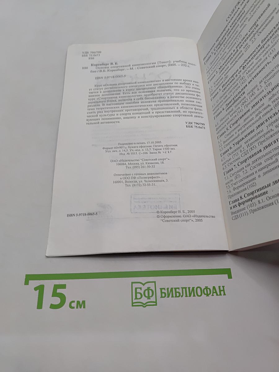 Основы спортивной кинезиологии