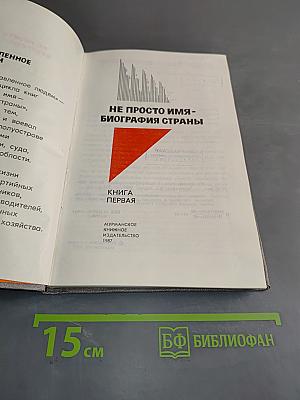 Не просто имя – биография страны. Книга первая