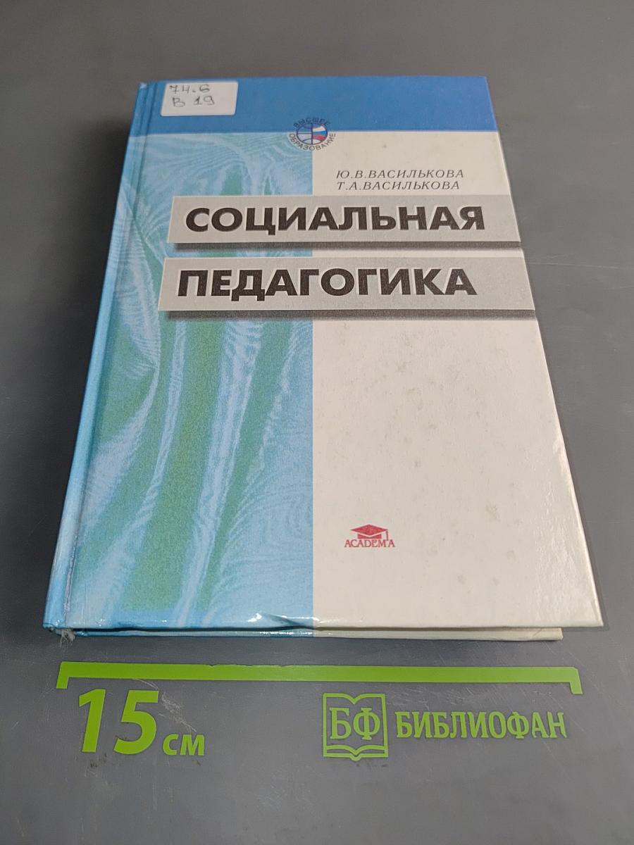 Социальная педагогика. Курс лекций