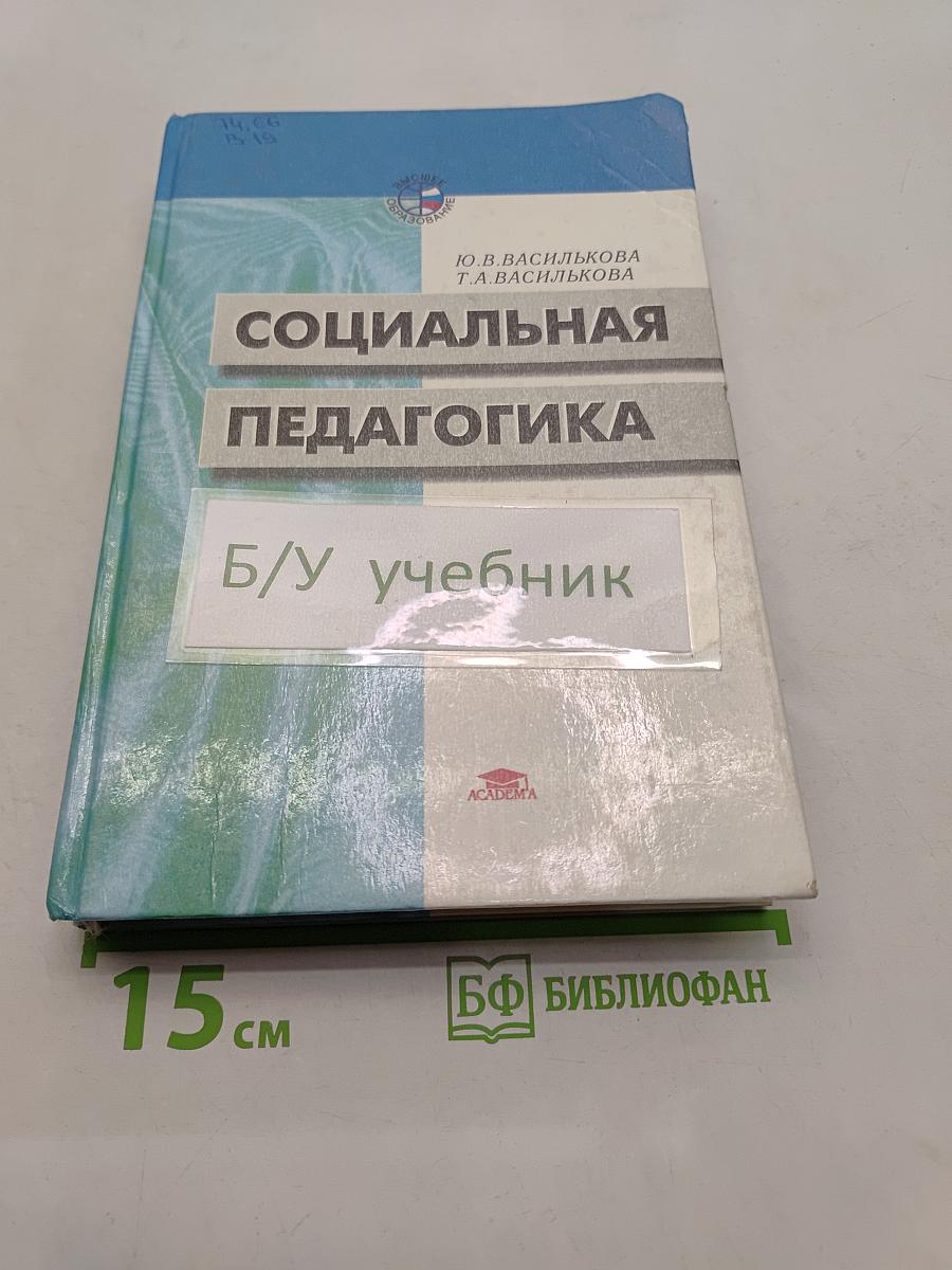Социальная педагогика. Курс лекций