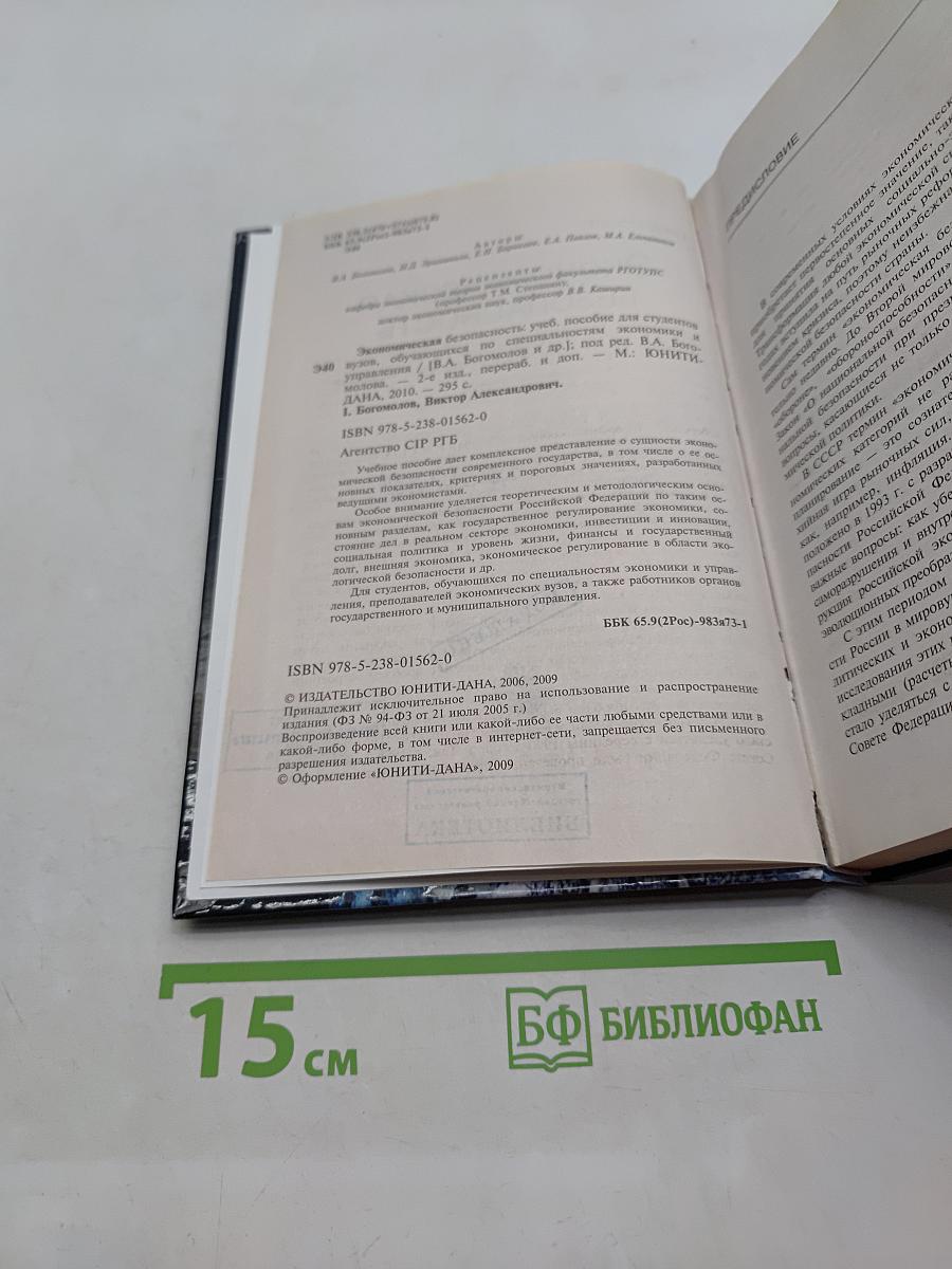 Экономическая безопасность