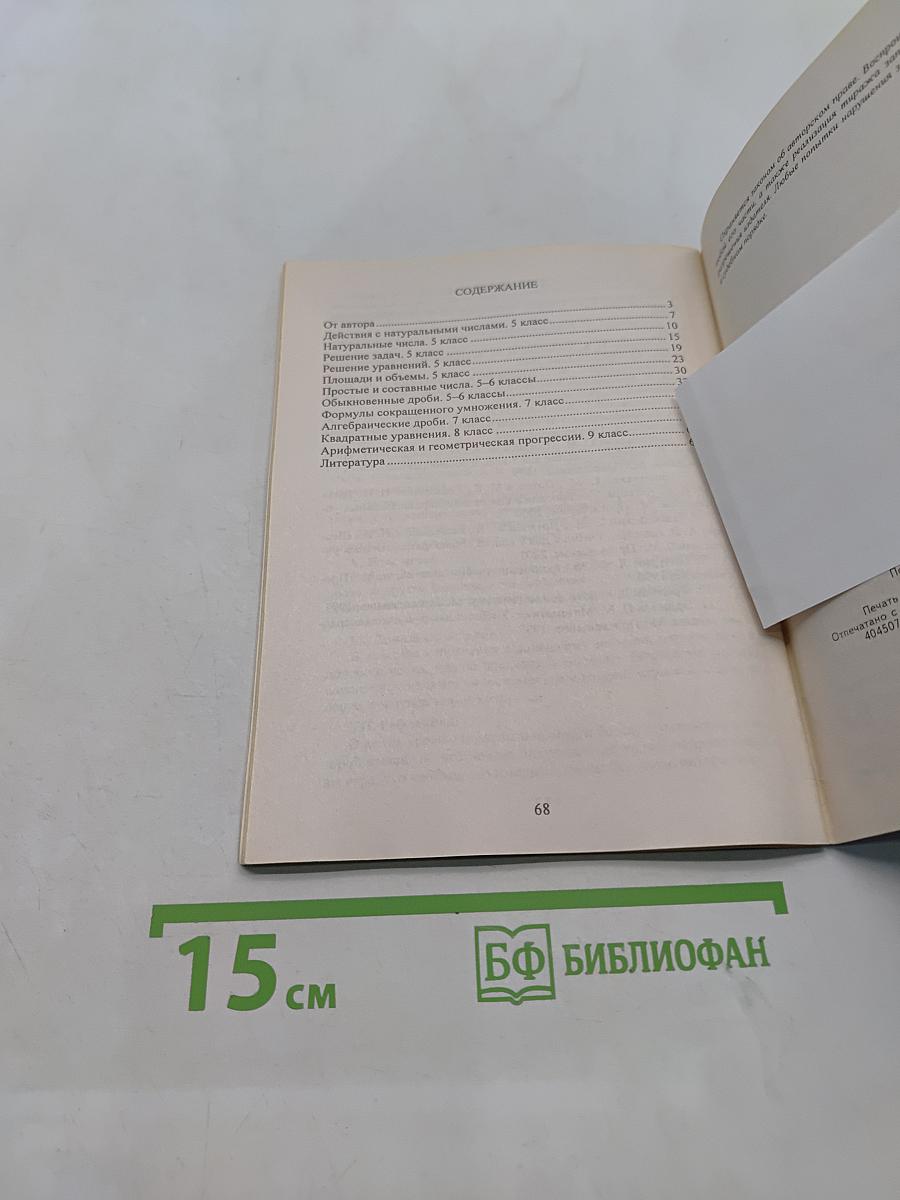 Математика. Итоговые уроки. 5-9 классы