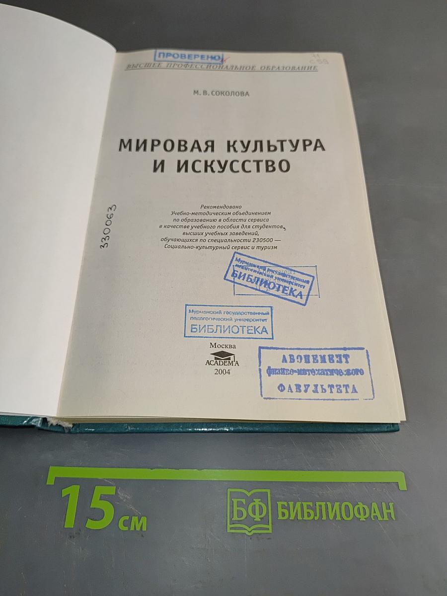 Мировая культура и искусство