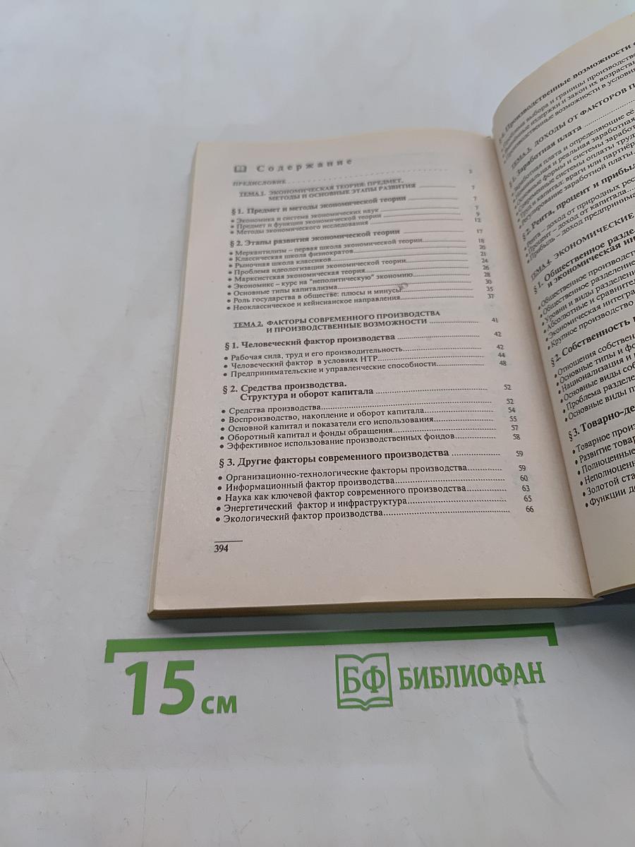 Основы экономической теории