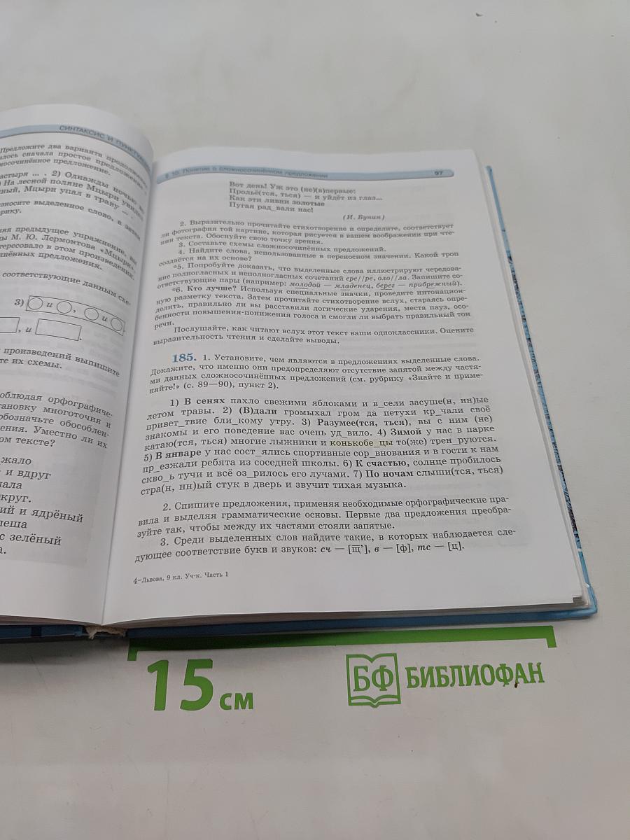 Русский язык. Учебник. 9 класс. Часть 1