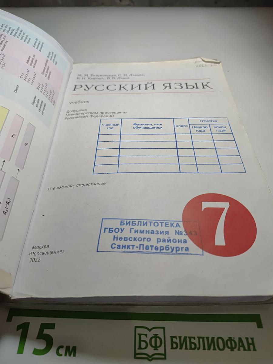 Русский язык. 7 класс