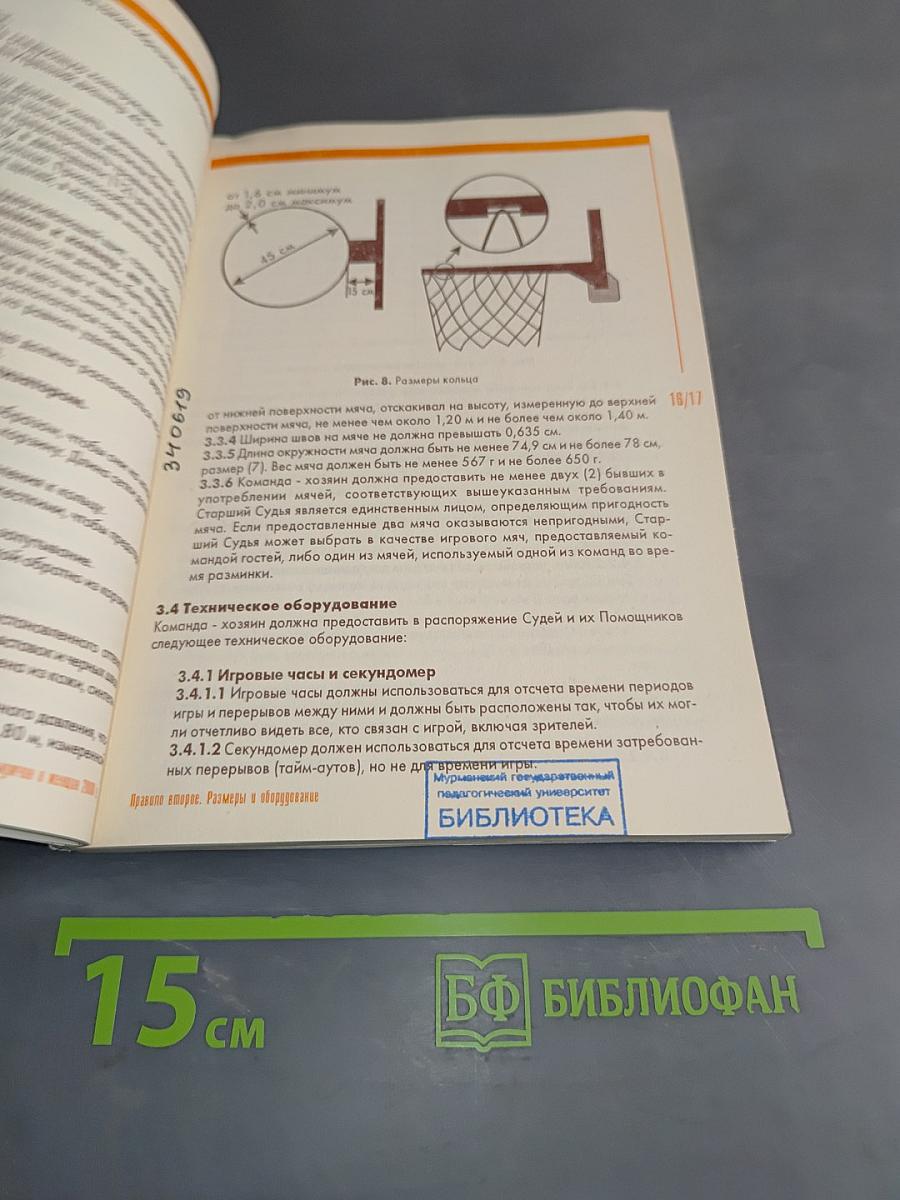 Официальные правила баскетбола