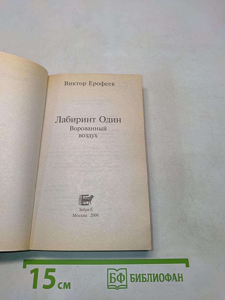 Лабиринт 1. Ворованный воздух
