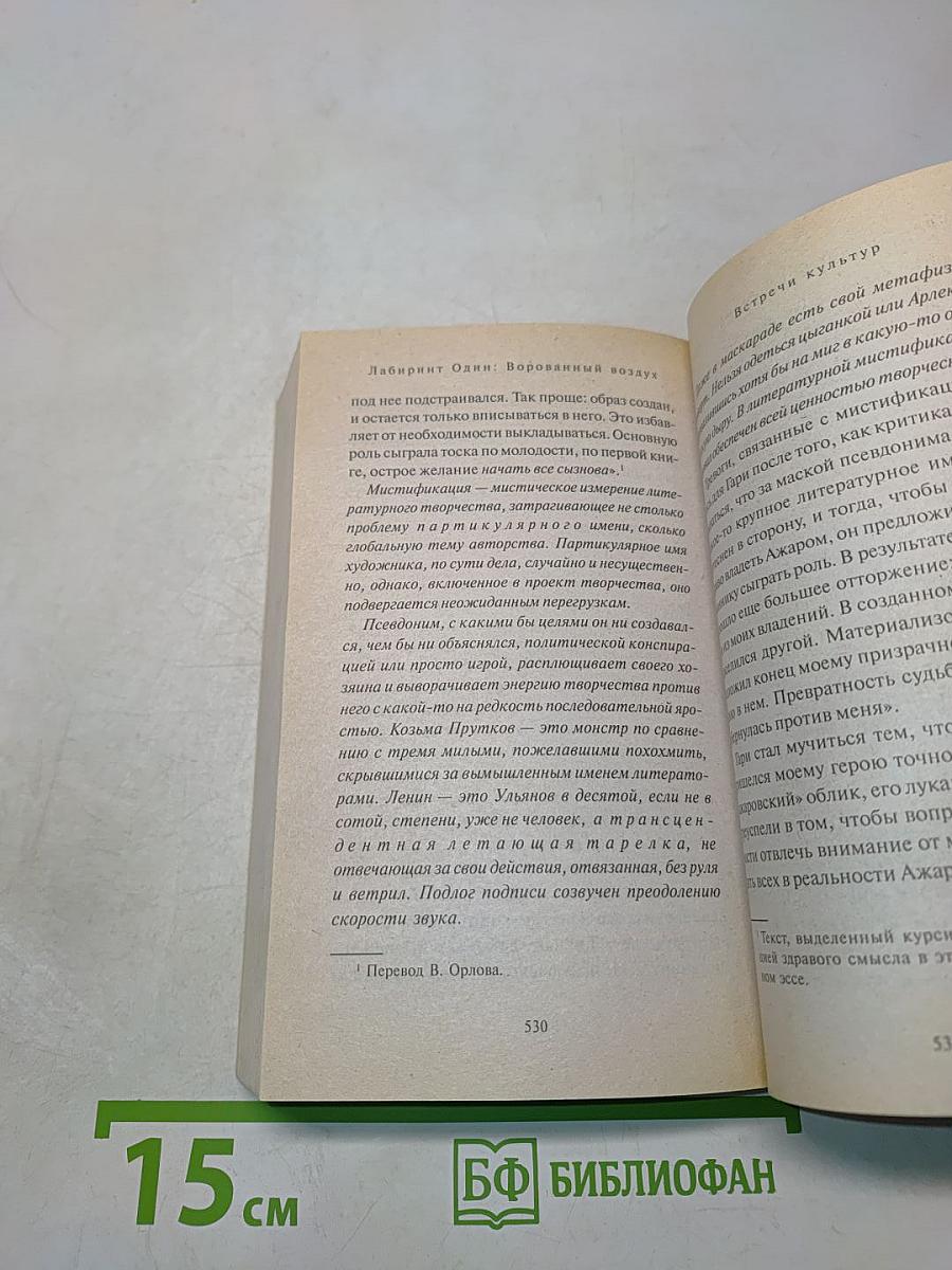 Лабиринт 1. Ворованный воздух