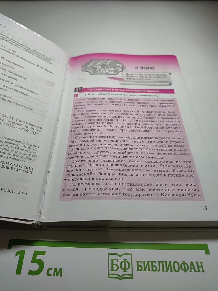 Русский язык 8 класс