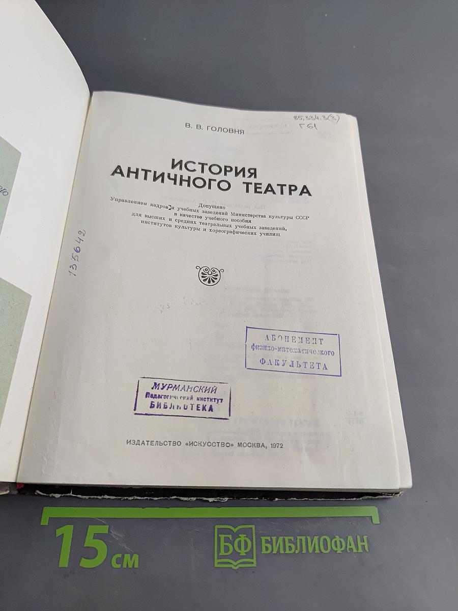 История античного театра