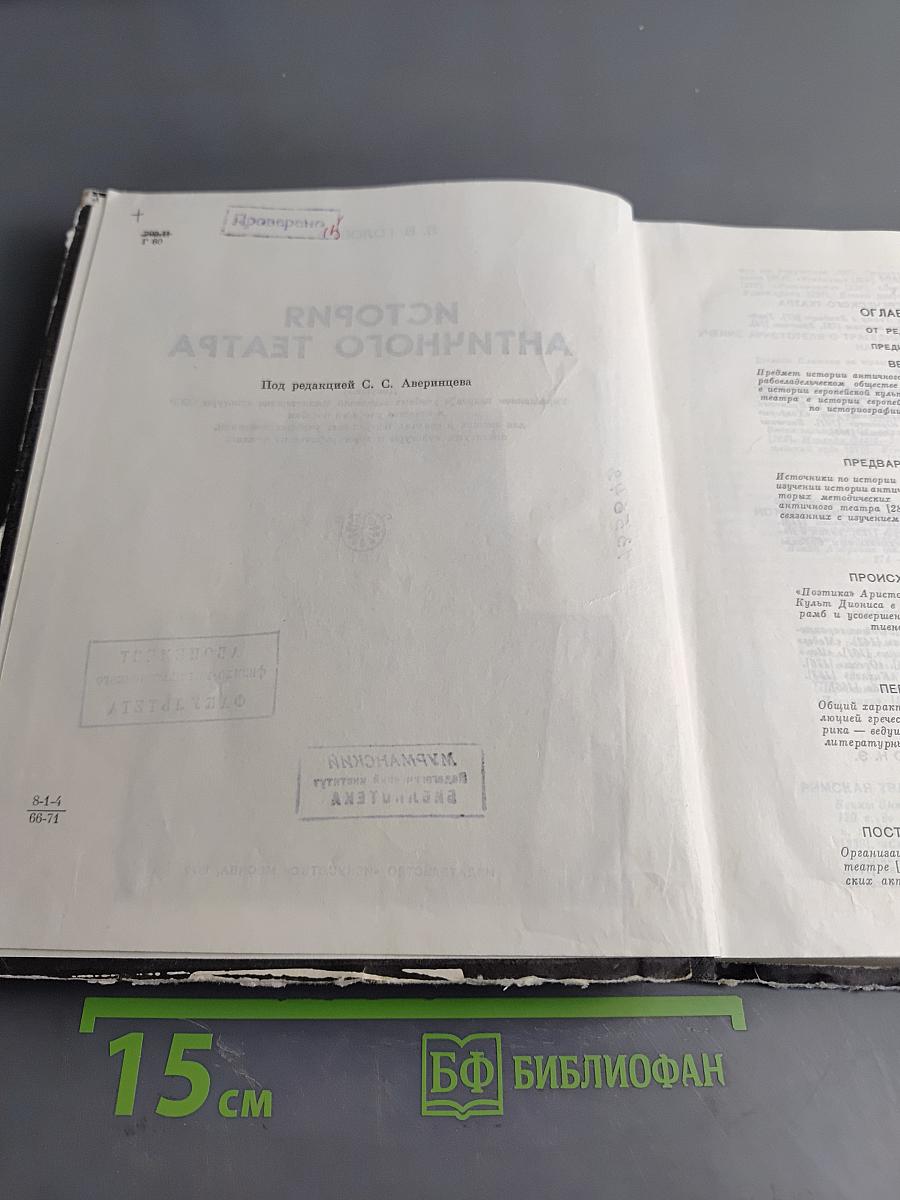 История античного театра