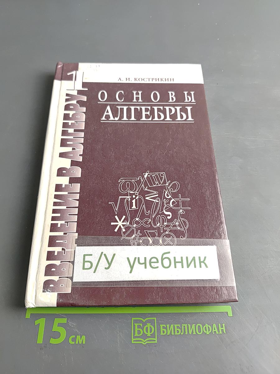 Введение в алгебру. Часть 1. Основы алгебры