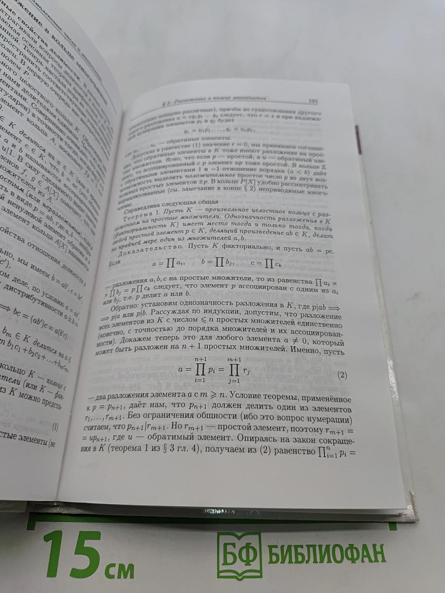 Введение в алгебру. Часть 1. Основы алгебры