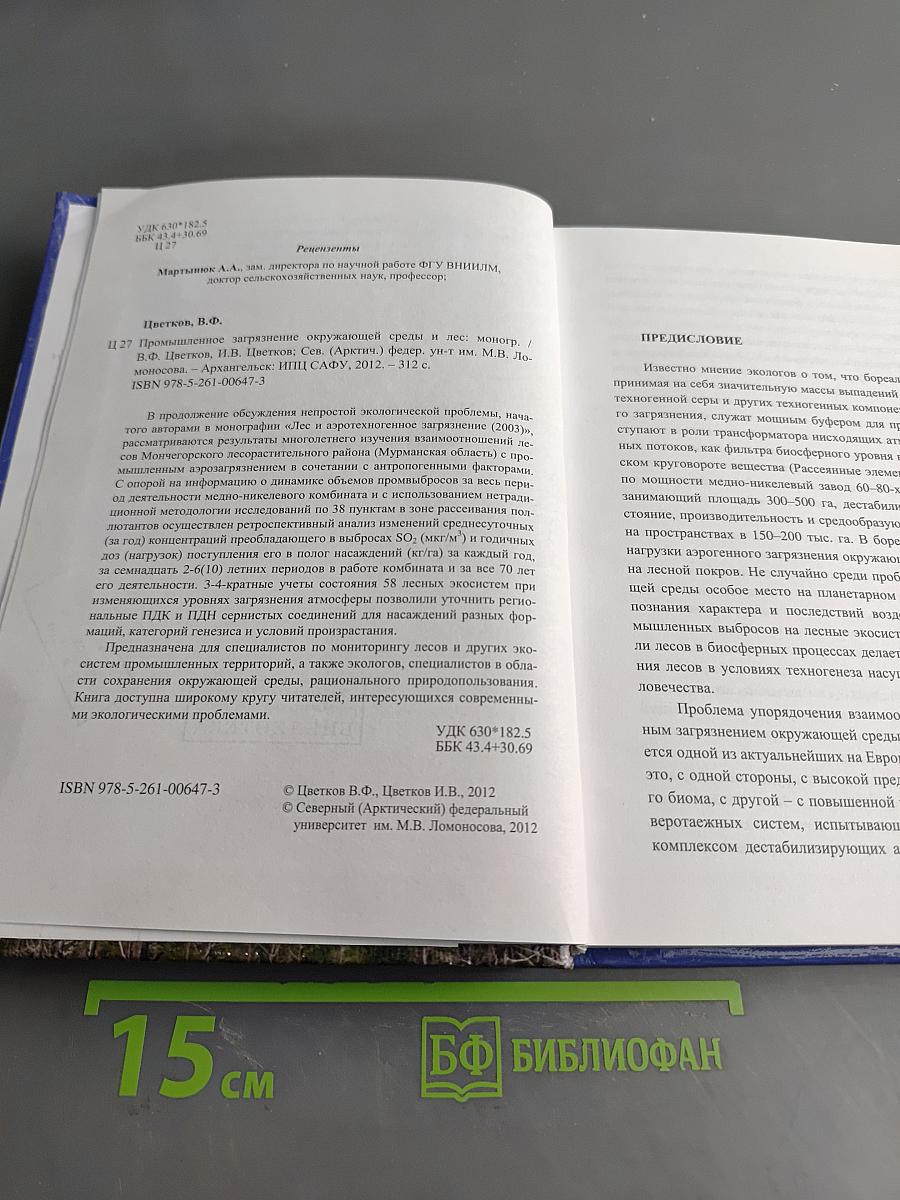Промышленное загрязнение окружающей среды и лес