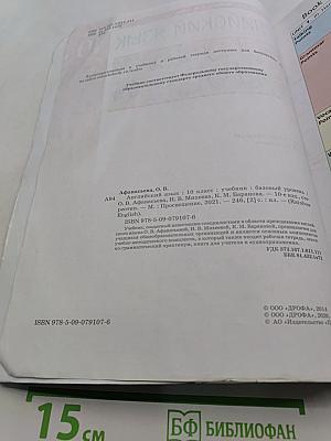 Английский язык. 10 класс. Базовый уровень. Учебник. Rainbow English